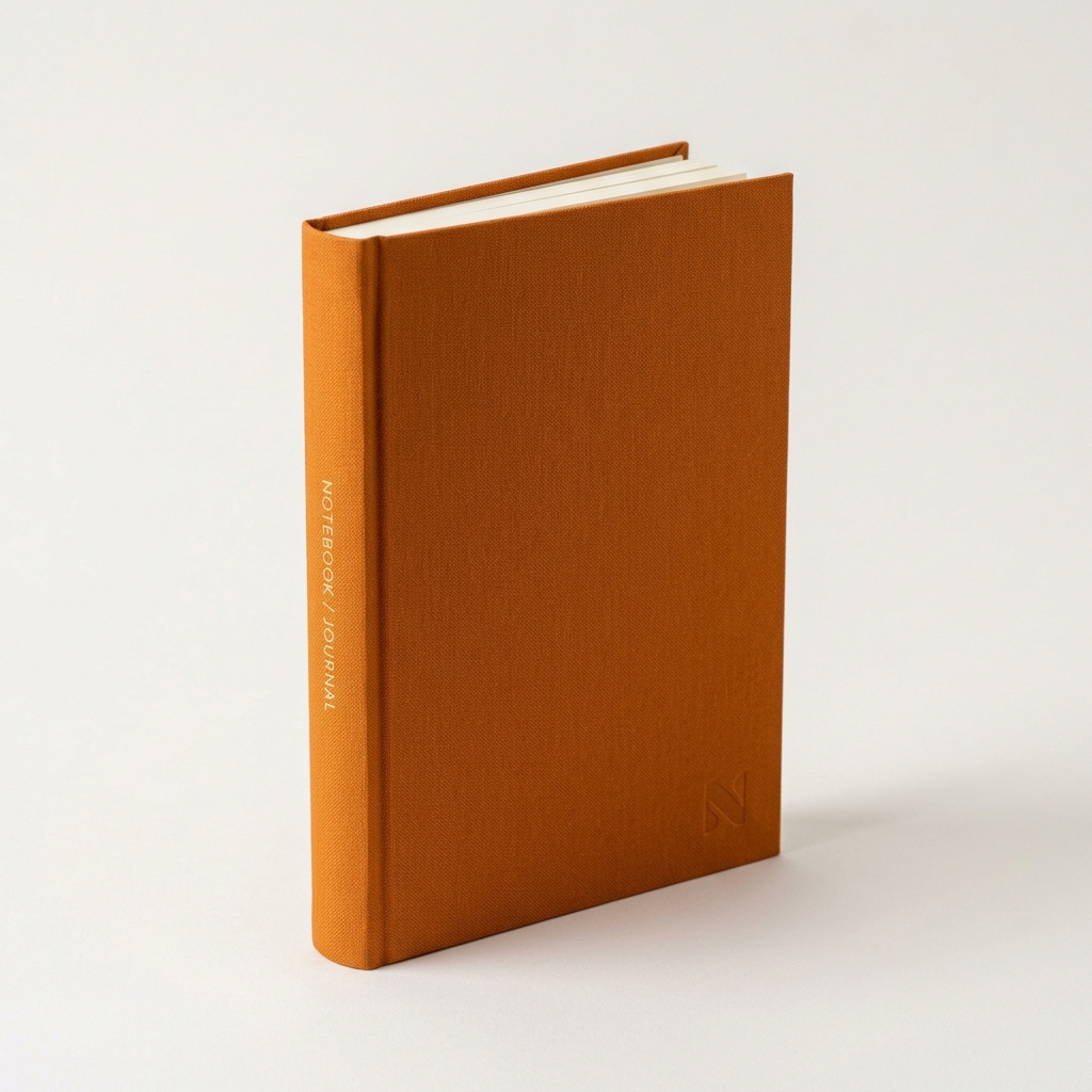 Hardcover Book & Journal Mockup